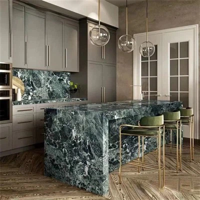 Grænn marmara Vanity Top
