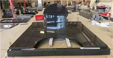 Legsteinar Svartur granít